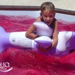 Como colorir a água da piscina – cor fuchsia