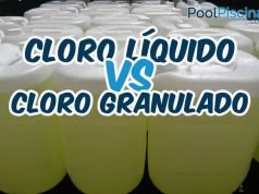 Cloro liquido e cloro granulado